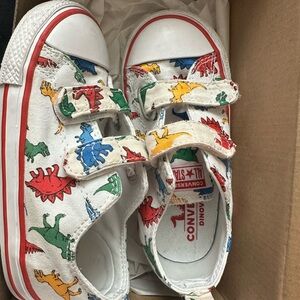 Converse Kids' Sneakers with Dinosaur Print 🦕🦖